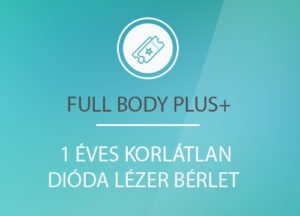 Full Body Plus+ 1 éves korlátlan Dióda lézer bérlet