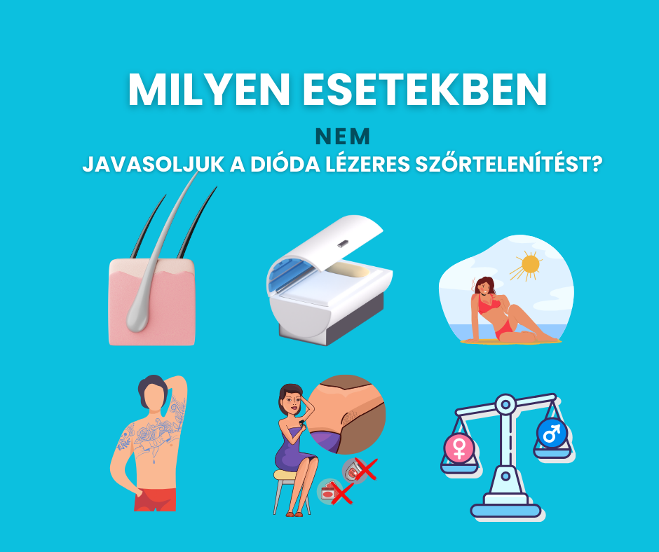 nem javasolt szőrtelenítés
